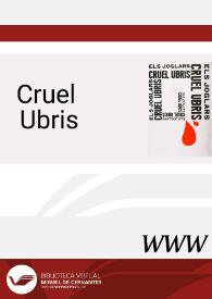 Visitar: Cruel Ubris (1971) [Ficha de espectáculo]