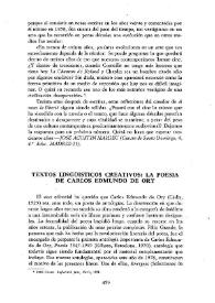 Textos lingüísticos creativos: la poesía de Carlos Edmundo de Ory / José Luis García Martín | Biblioteca Virtual Miguel de Cervantes