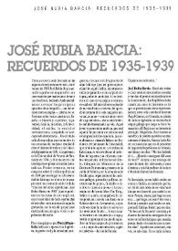 José Rubia Barcia: Recuerdos de 1935-1939 / José Manuel González Herrán | Biblioteca Virtual Miguel de Cervantes