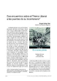 Dos encuentros sobre el Trienio Liberal a las puertas de su bicentenario / Sergio Cañas Díez | Biblioteca Virtual Miguel de Cervantes