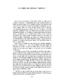 La poesía de Neruda y España / Leopoldo de Luis | Biblioteca Virtual Miguel de Cervantes