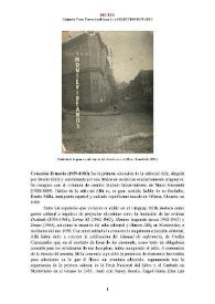 Colección Estuario [Editorial Alfa] (1959-1960) [Semblanza] / Alejandra Torres Torres | Biblioteca Virtual Miguel de Cervantes