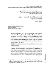 Pericia, razonamiento probatorio y diseño institucional  / Valeria Trotti | Biblioteca Virtual Miguel de Cervantes