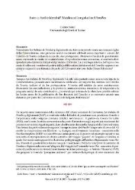 Ante o Anti-tridentini? Matrimoni irregolari nel "Persiles" / Carlo Basso | Biblioteca Virtual Miguel de Cervantes