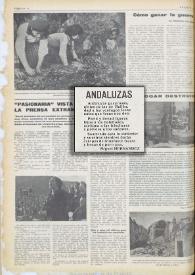 Más información sobre Andaluzas / Miguel Hernández