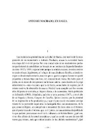 Antonio Machado, en Baeza / Guillermo Díaz-Plaja | Biblioteca Virtual Miguel de Cervantes