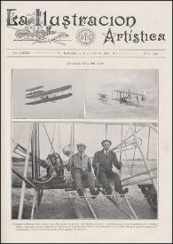 Portada:La Ilustración Artística. Año XXVII, núm. 1397, 5 de octubre de 1908