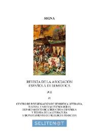 Signa : revista de la Asociación Española de Semiótica. Núm. 31, 2022 | Biblioteca Virtual Miguel de Cervantes