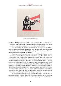 Cuadernos del Vigía [editorial] (Granada, 1977- ) [Semblanza] / Eva Rabasa Moreno | Biblioteca Virtual Miguel de Cervantes