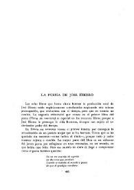 La poesía de José Hierro / Ana María Fagundo | Biblioteca Virtual Miguel de Cervantes