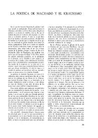 La poética de Antonio Machado y el krausismo / Rosa María Pereda | Biblioteca Virtual Miguel de Cervantes