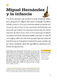 Miguel Hernández y la infancia / Mario Crespo López | Biblioteca Virtual Miguel de Cervantes