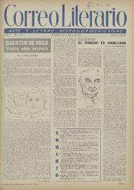 Correo Literario : Arte y Letras Hispanoamericanas. Año II, núm. 16, 15 de enero de 1951 | Biblioteca Virtual Miguel de Cervantes