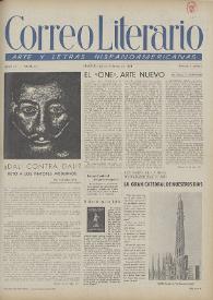Correo Literario : Arte y Letras Hispanoamericanas. Año II, núm. 18, 15 de febrero de 1951 | Biblioteca Virtual Miguel de Cervantes