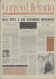 Correo Literario : Arte y Letras Hispanoamericanas. Año II, núm. 19, 1 de marzo de 1951 | Biblioteca Virtual Miguel de Cervantes
