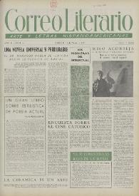 Correo Literario : Arte y Letras Hispanoamericanas. Año II, núm. 20, 15 de marzo de 1951 | Biblioteca Virtual Miguel de Cervantes