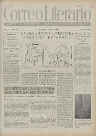 Correo Literario : Arte y Letras Hispanoamericanas. Año II, núm. 23, 1 de mayo de 1951 | Biblioteca Virtual Miguel de Cervantes