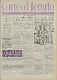 Correo Literario : Arte y Letras Hispanoamericanas. Año II, núm. 24, 15 de mayo de 1951 | Biblioteca Virtual Miguel de Cervantes