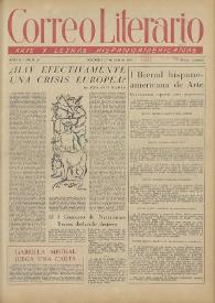 Correo Literario : Arte y Letras Hispanoamericanas. Año II, núm. 27, 1 de julio de 1951 | Biblioteca Virtual Miguel de Cervantes