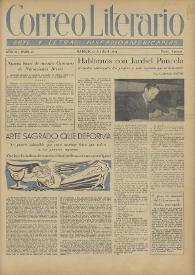 Correo Literario : Arte y Letras Hispanoamericanas. Año II, núm. 28, 15 de julio de 1951 | Biblioteca Virtual Miguel de Cervantes