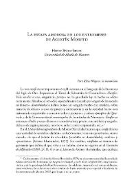 La estafa amorosa en los entremeses de Agustín Moreto / Héctor Brioso Santos | Biblioteca Virtual Miguel de Cervantes