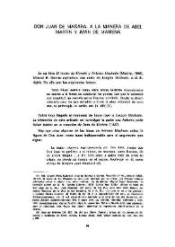 Don Juan de Mañara. A la manera de Abel Martín y Juan de Mairena / J. M. Aguirre | Biblioteca Virtual Miguel de Cervantes