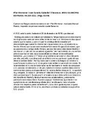 [Carta de Manuel Nueda a Pilar Montaner]. Palma de Mallorca, 29 de diciembre de 1919 | Biblioteca Virtual Miguel de Cervantes