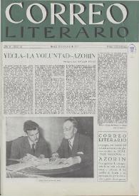 Correo Literario : Arte y Letras Hispanoamericanas. Año IV, núm. 82, 15 de octubre de 1953 | Biblioteca Virtual Miguel de Cervantes