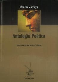Antología poética / Concha Zardoya ; [edición e introducción de María Paz Moreno] | Biblioteca Virtual Miguel de Cervantes