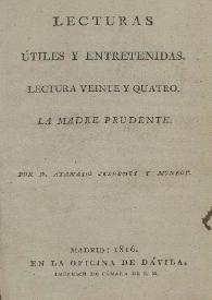 Lecturas útiles y entretenidas. Tomo IX / por D. Atanasio Céspedes y Monroy | Biblioteca Virtual Miguel de Cervantes