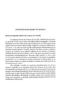 Antonio Machado en Baeza / Giovanni Caravaggi | Biblioteca Virtual Miguel de Cervantes