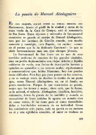 La poesía de Manuel Altolaguirre  / Leopoldo de Luis | Biblioteca Virtual Miguel de Cervantes