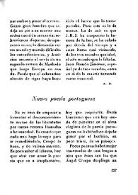 Nueva poesía portuguesa  / L. de L. | Biblioteca Virtual Miguel de Cervantes