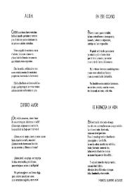 Más información sobre Alba ; Certero amor ; En este ocaso ; Es hermosa la vida / Manuel Alonso Alcalde