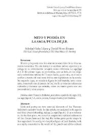 Mito y poesía en "La saga-fuga de J.B." / David Pérez Álvarez, Soledad Cuba López  | Biblioteca Virtual Miguel de Cervantes