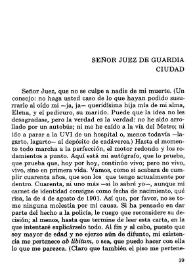 Más información sobre Señor Juez de Guardia, Ciudad / Manuel Alonso Alcalde