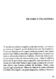 Más información sobre Un coro y una sombra / Manuel Alonso Alcalde