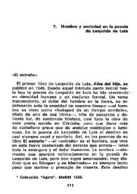 Hombre y sociedad en la poesía de Leopoldo de Luis / José Luis Cano | Biblioteca Virtual Miguel de Cervantes