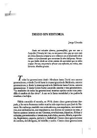 Deseo sin historia / Jorge Urrutia | Biblioteca Virtual Miguel de Cervantes