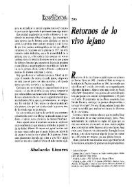 Retornos de lo vivo lejano     / Aurora de Albornoz | Biblioteca Virtual Miguel de Cervantes