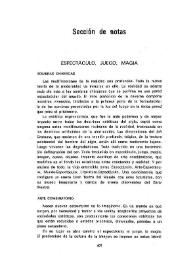 Espectáculo, juego, magia / Jorge Uscatescu Barrón  | Biblioteca Virtual Miguel de Cervantes