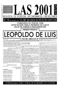 Las 2001 Noches : Revista de Poesía, Aforismos, Frescores. Núm. 30, noviembre 1999 | Biblioteca Virtual Miguel de Cervantes