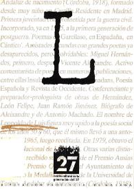 Leopoldo de Luis / Leopoldo de Luis ; prólogo de Concha Zardoya | Biblioteca Virtual Miguel de Cervantes