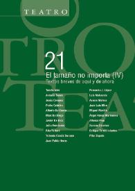 Más información sobre El tamaño no importa (IV) : textos breves de aquí y de ahora  / Tomás Afán Muñoz