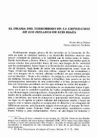 El drama del terrorismo en "La emperatriz de los helados" de Luis Riaza / Pedro Ruiz Pérez | Biblioteca Virtual Miguel de Cervantes