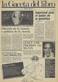 La Gaceta del Libro : periódico quincenal | Biblioteca Virtual Miguel de Cervantes