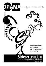 Las puertas del drama : Revista de la Asociación de Autores de Teatro. Núm. -2, 1999 | Biblioteca Virtual Miguel de Cervantes