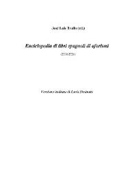 Enciclopedia di libri spagnoli di aforismi : (2000-2020) / José Luis Trullo (ed.) ; versione italiana di Loris Pasinato | Biblioteca Virtual Miguel de Cervantes