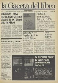 La Gaceta del Libro : periódico quincenal. Núm. 1, abril 1984 | Biblioteca Virtual Miguel de Cervantes