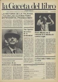 La Gaceta del Libro : periódico quincenal. Núm. 3, mayo 1984 | Biblioteca Virtual Miguel de Cervantes